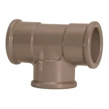 Te Pvc Marrom Soldável Para Água Fria 85 Mm - Tigre