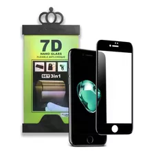 Película 7d Nano Vidro 3 Em 1 Compatível iPhone 7 8 Plus