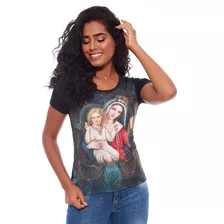 Blusa Feminina Baby Look Nossa Senhora Do Rosário