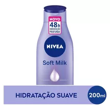 Loção Deo-hidratante Nivea Soft Milk Frasco 200ml