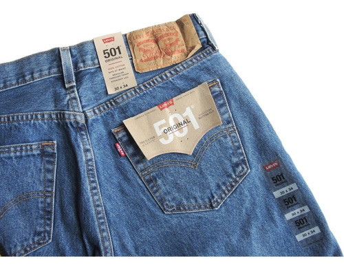 Calça Jeans Levis 501 Masculina Tradicional Algodao 193