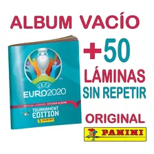 Album Euro 2020 + 50 Laminas Sin Repetir Panini