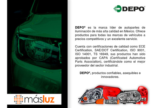 1- Faro Delantero Derecho Audi Q3 2016/2018 Depo Foto 5