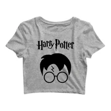 Croped Harry Potter Camiseta Feminina Personagem Série