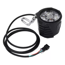 Luz Delantera De Scooter Eléctrico, 10 Pulgadas, 12-72v, 2 E