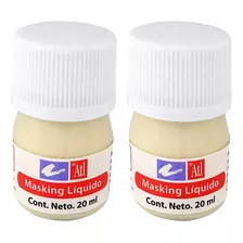 2 Masking Líquidos 20ml Atl Enmascarador Arte Pintura Rodin