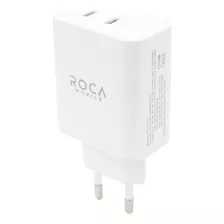 Cargador Rápido 45w Roca Doble Puerto Tipo-c