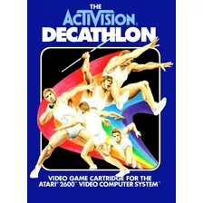 Pôster Video Game Atari 2600 Activision Decathlon Clássico