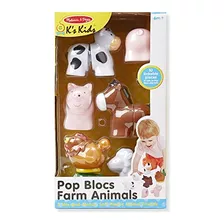 Melissa Doug Pop Blocs - Juguete Educativo Bebés Anima...