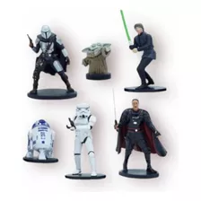 Play Set 6 Figurines Star Wars Mandalorian Disney Original
