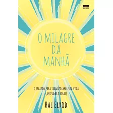 Livro O Milagre Da Manhã