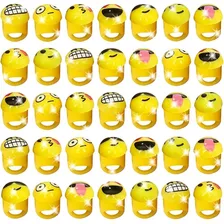 Anillos De Emoticonos Iluminados Para Niños, Juego De ...