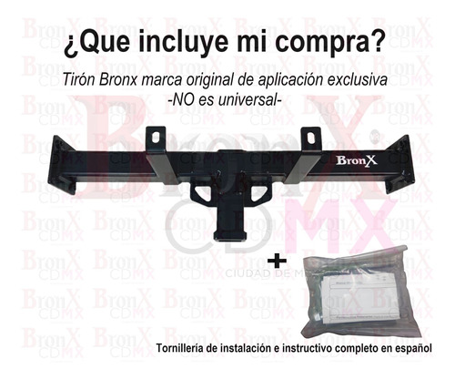 Tiron Jalon Remolque Dodge Fiat Strada 2010-2014 Bronx Foto 2