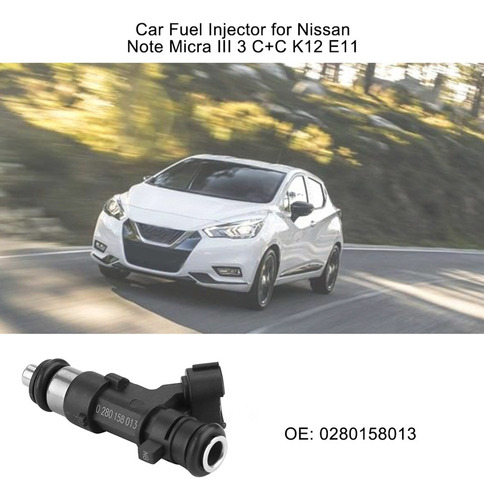 0280158013 Inyector De Combustible Para Nissan Note Micra Ii Foto 7