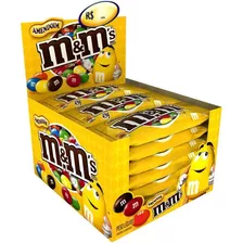 Confeito Chocolate Amendoim M&m´s Caixa 18 Unidades De 45g