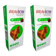 Antipulgas Bravecto 10 A 20 - Pack X 2 Und