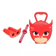 Maleta Pj Masks Corujita Binóculos Pulseira Amaya Multik