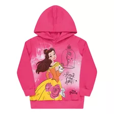 Blusa Moletom Infantil Menina Criança Com Capuz Princesa 