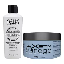 Kit Felps Shampoo Antirresíduo 250 Ml + Btox Organic 300g