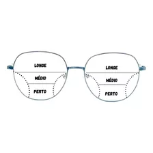 Oculos Completo Multifocal Feminino Digital Oculos Pronto
