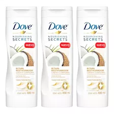 Dove Crema Corporal X400 Coco Almendra X3 