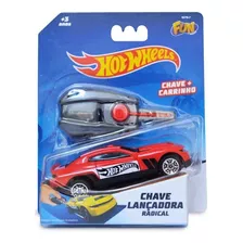 Carro Hot Wheels Chave Lançador Vermelho - Fun Divirta-se