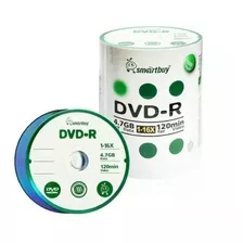 100 Dvd-r Smartbuy Logo 4.7 Gb 120 Minutos Original 