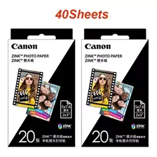 Papel Fotográfico Instantâneo Canon Zink De 40 Folhas Adequa