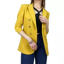 Saco Blazer Dama Casual Formal Para Mujer Moderno Joss