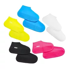 Capa De Chuva Sapato Tênis Moto Protetor Silicone Calçado