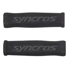 Puños Grips Bici Syncros De Espuma Color Negro