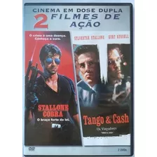 Dvd Duplo,stallone Cobra,tango&cash, Semi-novo, Raro+brinde