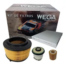 Kit Filtros Wega Para Ford Ranger 3.2 2.2 Tdci Desde 2012 