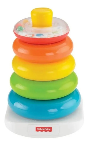 Brinquedo Do Empilhável Do Aros Para Bebês Fisher-price Argolas Anéis De Encaixar Cor Colorido Com 6 Peças