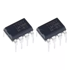 2 Lm386 Circuito Integrado Dip8 Amplificador Audio 1w Lm386n