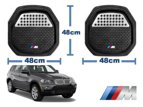 Tapetes 3d Logo Bmw + Cubre Volante X5 2007 A 2011 2012 2013 Foto 5