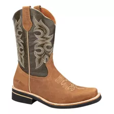 Bota Vaquera Texana Jc Mc Coy 400 En Piel Bordada Cowboy