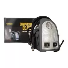 Compresor Aire 12v, 150 Psi Reforzado Con Luz / Oregon Color Carcaza Gris