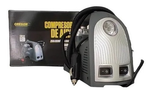 Compresor Para Neumáticos 12v Con Luz Led Portátil A-vip 