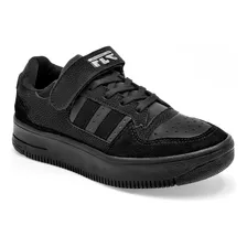 Tenis Urbano Junior Caballero Filq Air 2058 Negro 125-141 T3