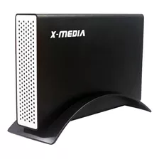 X-media Carcasa De Disco Duro De Aluminio Usb 3.0 Sata De 3. Color Negro