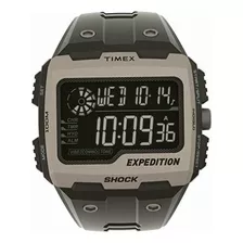 Reloj Timex Expedition Grid Tw4b24900vq Para Hombre Color De La Correa Negro Color Del Bisel Gris Color Del Fondo Negro