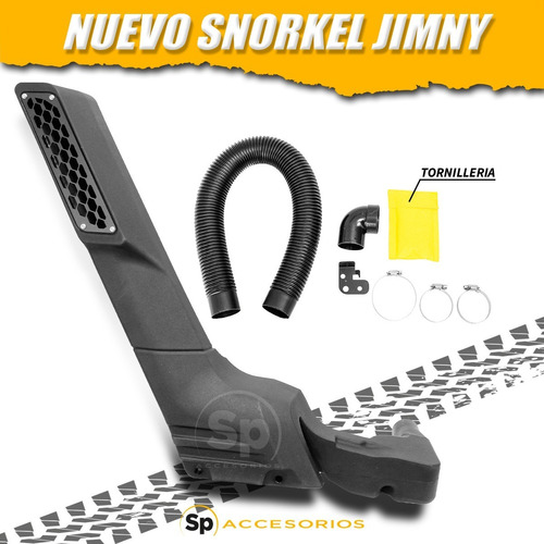 Snorkel Off Road 4x4 Suzuki Jimny 2021+ Sin Perforar Cortar Foto 3