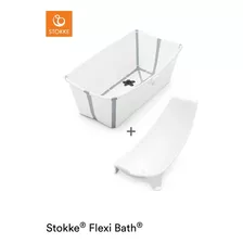 Bañito Plegable Flexibath C Cuchara Gris Stokke- Mvd Kids