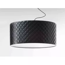 Lustre Pendente Italiano Mariù 60cm Led E27 Preto Italiano