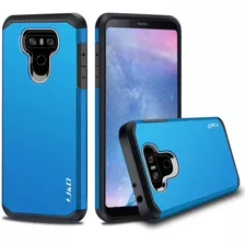 Funda Para LG G6, Aazul/negro/resistente/rigida