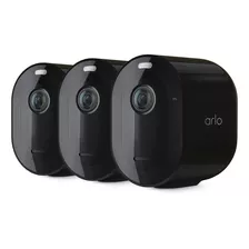 Câmera Arlo Pro 4 Spotlight - (pacote Com 3) - Wireless Secu