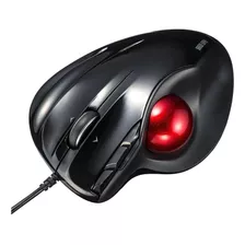 Sanwa Mouse Con Trackball Ergonómico Con Cable, Mouse Con Bo