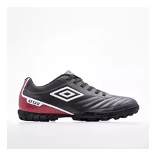 Chuteiras De Futebol Umbro Attak Ii Cor Black/white/red Com Sola Tf Adequada Para Césped Sintético Masculino 43 Br