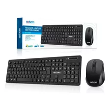 Kit Teclado E Mouse Sem Fio (s1000f) Exbom